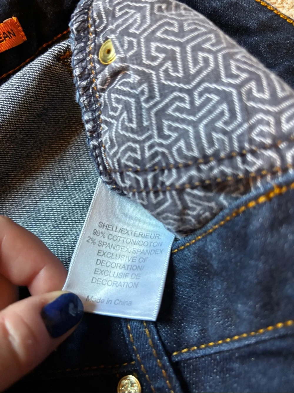 Tory Burch Women's Dark Wash denim Blue Straight-Leg Jeans size 28